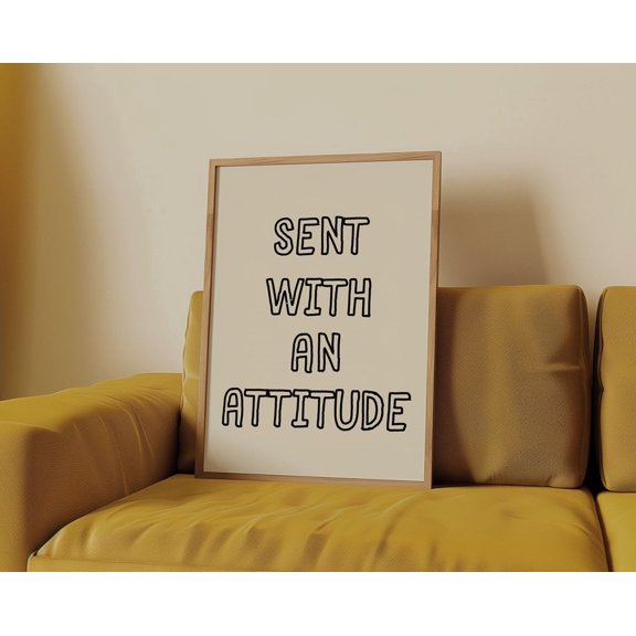 Office Quote Typography Poster, Unframed Canvas 12x16in