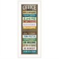 thumbnail image 1 of TrendyDecor4U Office Rules By Marla Rae Ready To Hang Framed Print MA2547-226G, 1 of 3