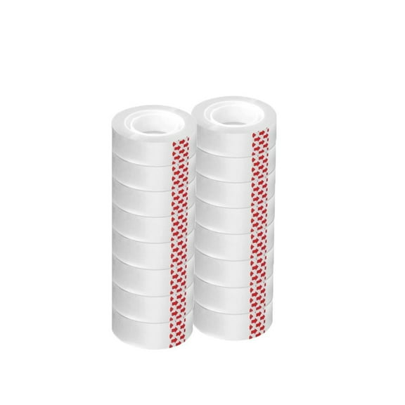Office School Supplies ZKCCNUK Transparent Tape, 16 Roll Clear Tape Refills for Dispenser, 0.9x0.7-Inch Clear Tape Refill Roll for Gift Wrapping, Office, Home, School Up to 30% off Clearance