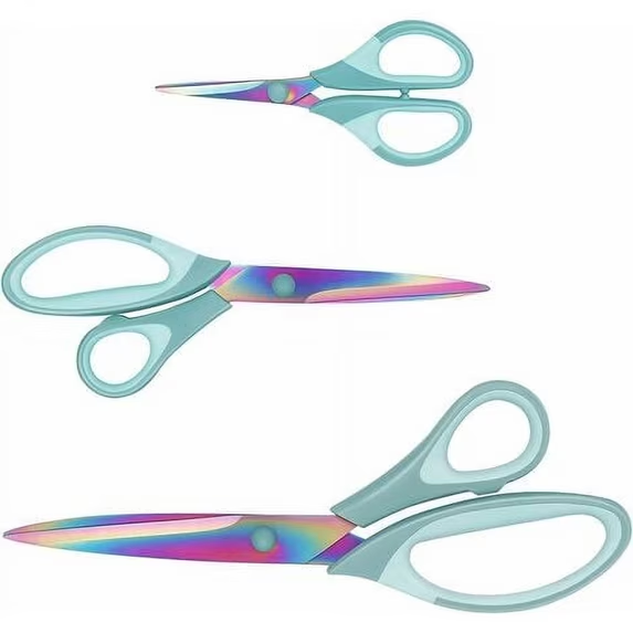Office Scissors, Sewing Scissors, Left-Handed Scissors, Titanium Scissors, Super Sharp Professional Handle, Soft and Comfortable, Multi-Purpose
