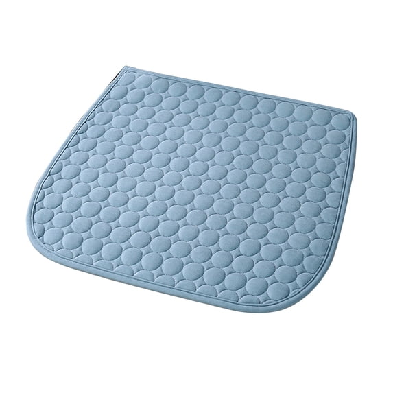 Office Seat Cushion 48 cm x 44 cm with Click Join System Piece-Slide Straps, Fabric Padding, 1 cm Thick, for Office Student Dining Chairs