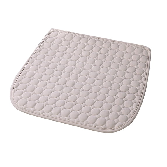 Office Seat Cushion 48 cm x 44 cm with Click Join System Piece-Slide Straps, Fabric Padding, 1 cm Thick, for Office Student Dining Chairs