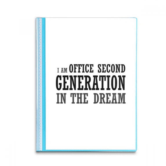 Office Second Generation Art Deco Fashion Book Sheet Protectors Portfolio Binder Folder