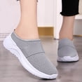 thumbnail image 1 of Office Shoes, Shoes for Women, Women Shoes, Women Sneakers, Walking Shoes, Women's Slip-On Mules Breathable Mesh Summer Shoes Lightweight Soft Sole Casual Shoes for Daily Wear, Gray 6, 1 of 5