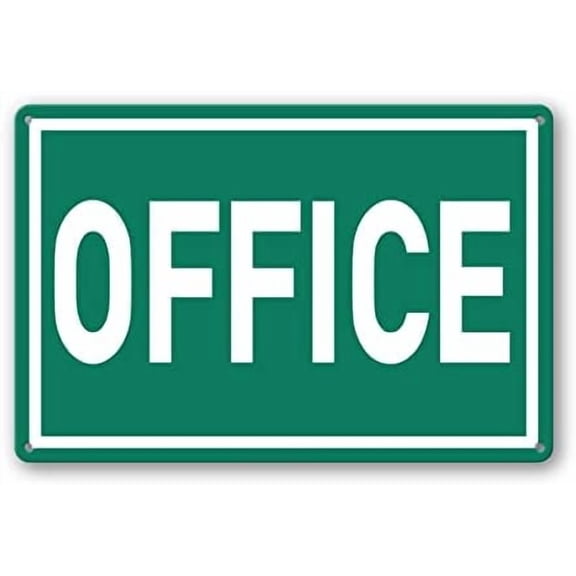 Office Sign For Door Outside Business Hours Signs In A Meeting Sign Metal Tin Signs Home Office Sign For Doors 8 X 12 In