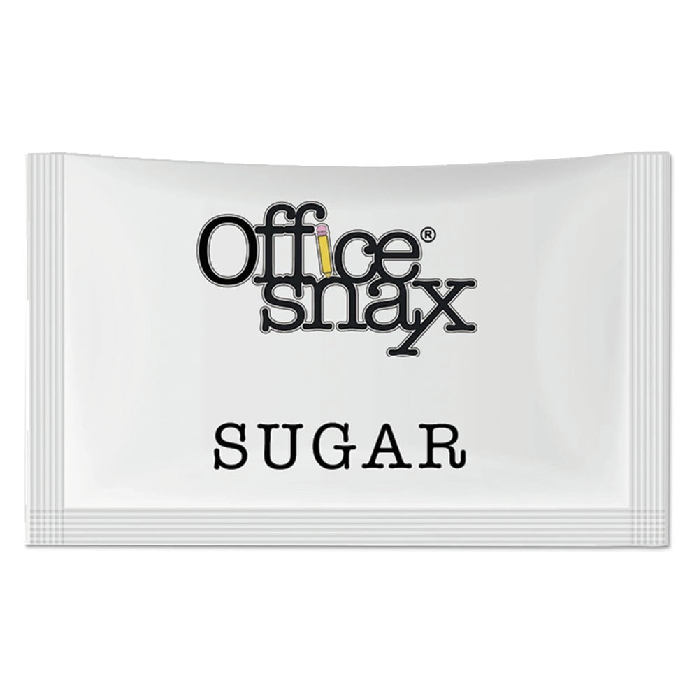 Office Snax 00021CT Premeasured Single-Serve Sugar Packets (1200