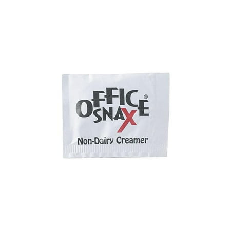 Office Snax 00022 Premeasured Single-Serve Packets, Powder Non-Dairy Creamer, 800/Carton
