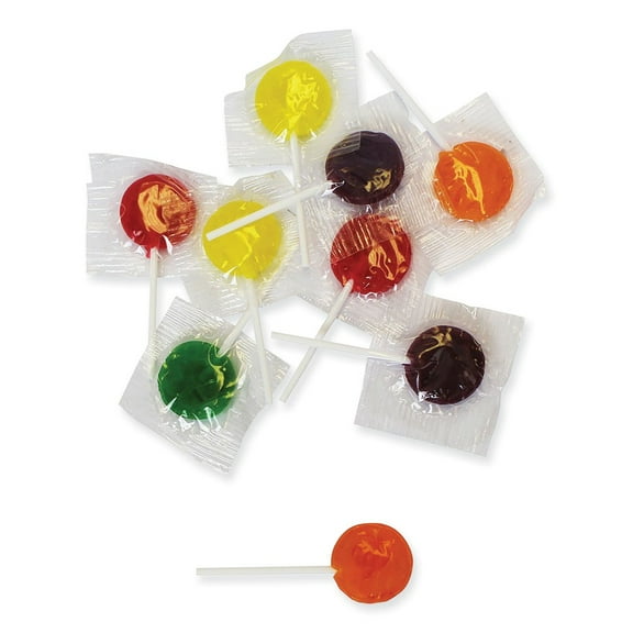 Office Snax 00654 5 lbs. Bag Lick Stix Suckers - Randomly Assorted Flavors