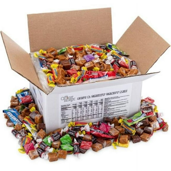 Office Snax 00656 5 lbs. Carton Candy Assortments - Soft and Chewy Candy Mix