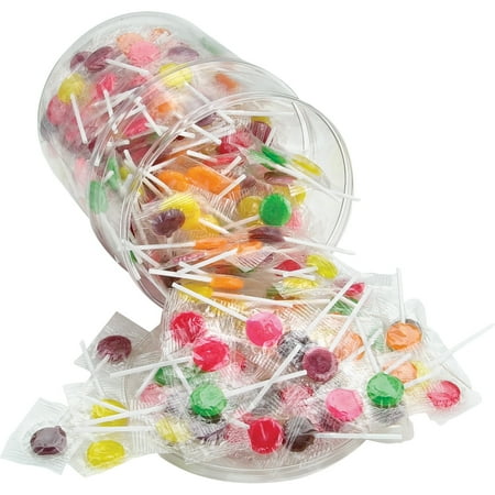 Office Snax, OFX00003, Lick Stix Fruit Flavor Sucker Candy, 1 Each