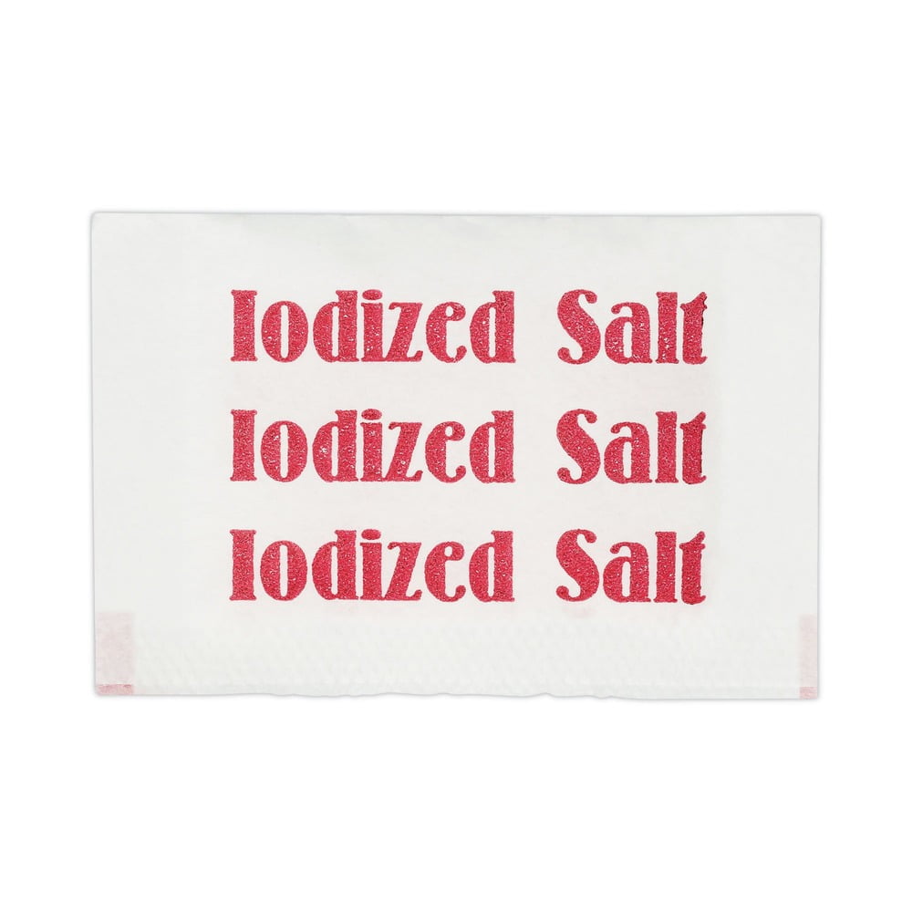 0.75 g Iodized Salt Packets (3000/Carton)