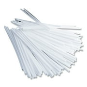 5 in. Plastic Stir Sticks - White (1000/Box)