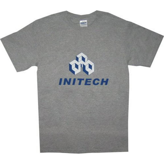 Office Space Initech Software Company Logo Gray T-Shirt
