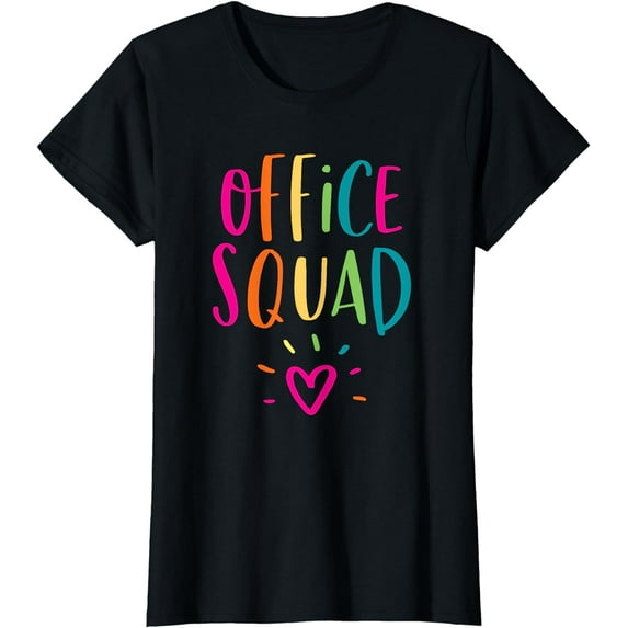 Office Squad Administrative Assistant Gift School Secretary T-Shirt