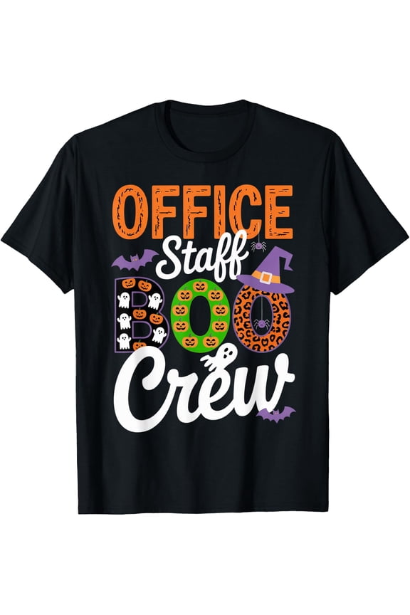 Office Staff Boo Crew Medical School Data Entry Event T-Shirt, Size S-5XL