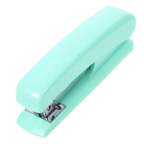 Office Stapler Desktop Staples Plastic Desk Executive Manual Staplers Tool for Desktop Accessories Supplies Green