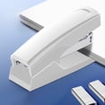 thumbnail image 1 of Office Stapler Handheld Plastic Stapler for 25 Sheets for Furniture(Gray),Hulucky, 1 of 8