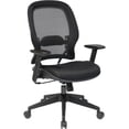 thumbnail image 1 of Office Star AirGrid Back and Mesh Fabric Seat Office Chair in Black, 1 of 8