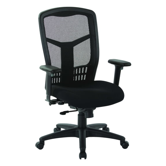 Office Star ProGrid High Back Adjustable Office Chair in Black
