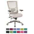 thumbnail image 1 of Office Star™ ProGrid Mesh Mid-Back Managers Chair, White/Jade, 1 of 6