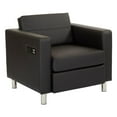 thumbnail image 1 of Office Star Products Atlantic chair with Single Charging Station in Dillon Black Fabric K/D, 1 of 4
