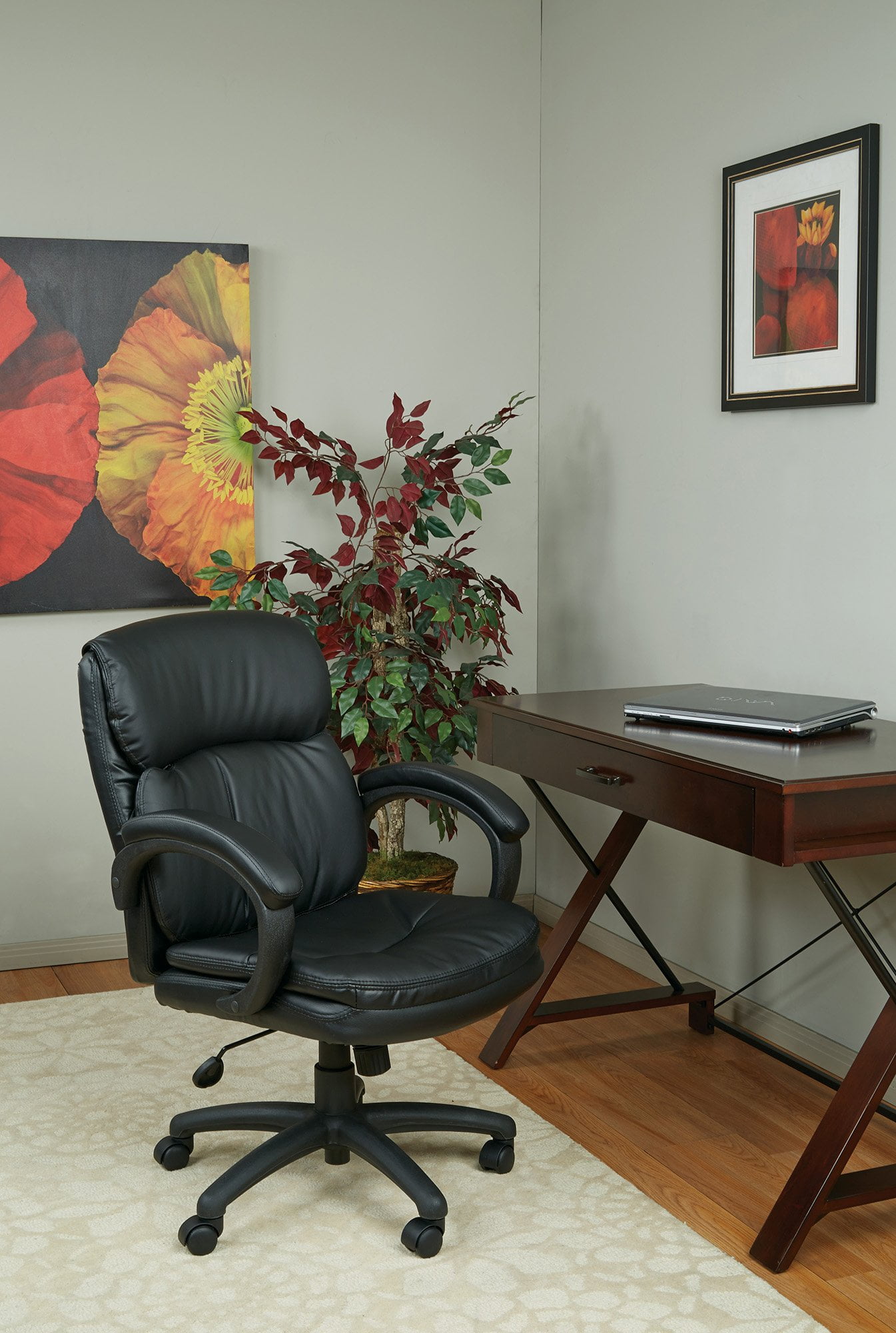 Office Star Products Bonded Leather Executive Chair