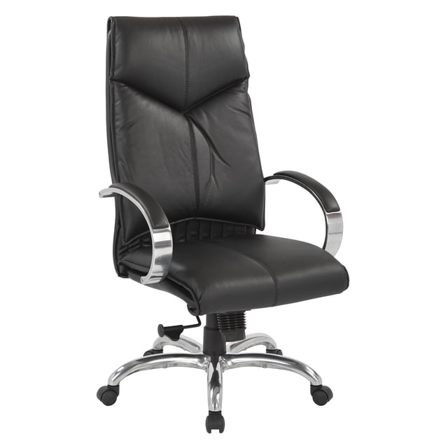Office Star Products Deluxe High Back Black Chair