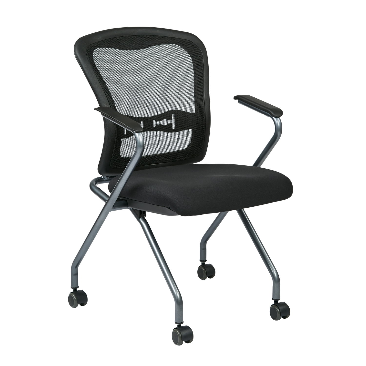 Office Star Products Deluxe ProGridÂ® Back Folding Chair - Walmart.com