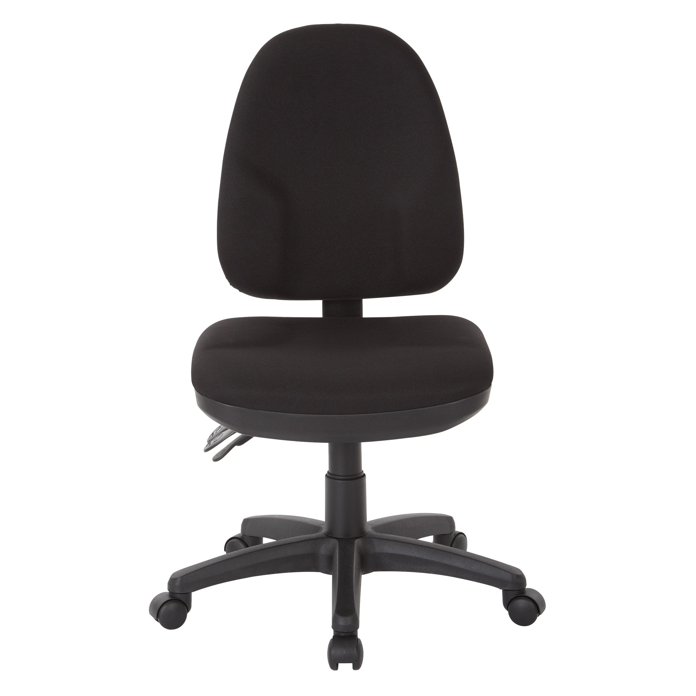 Icon Black 44'' Ergonomic Swivel Task Chair with Lumbar Support