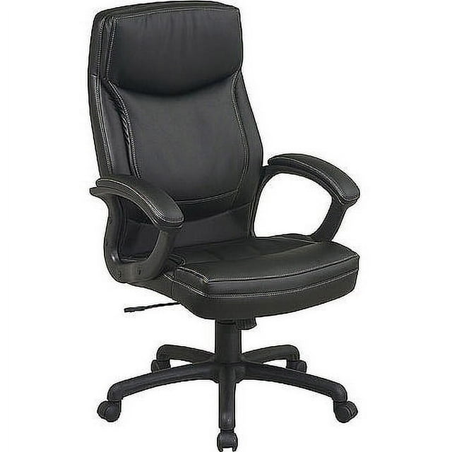 Office Star Products Executive High Back Bonded Leather Chair