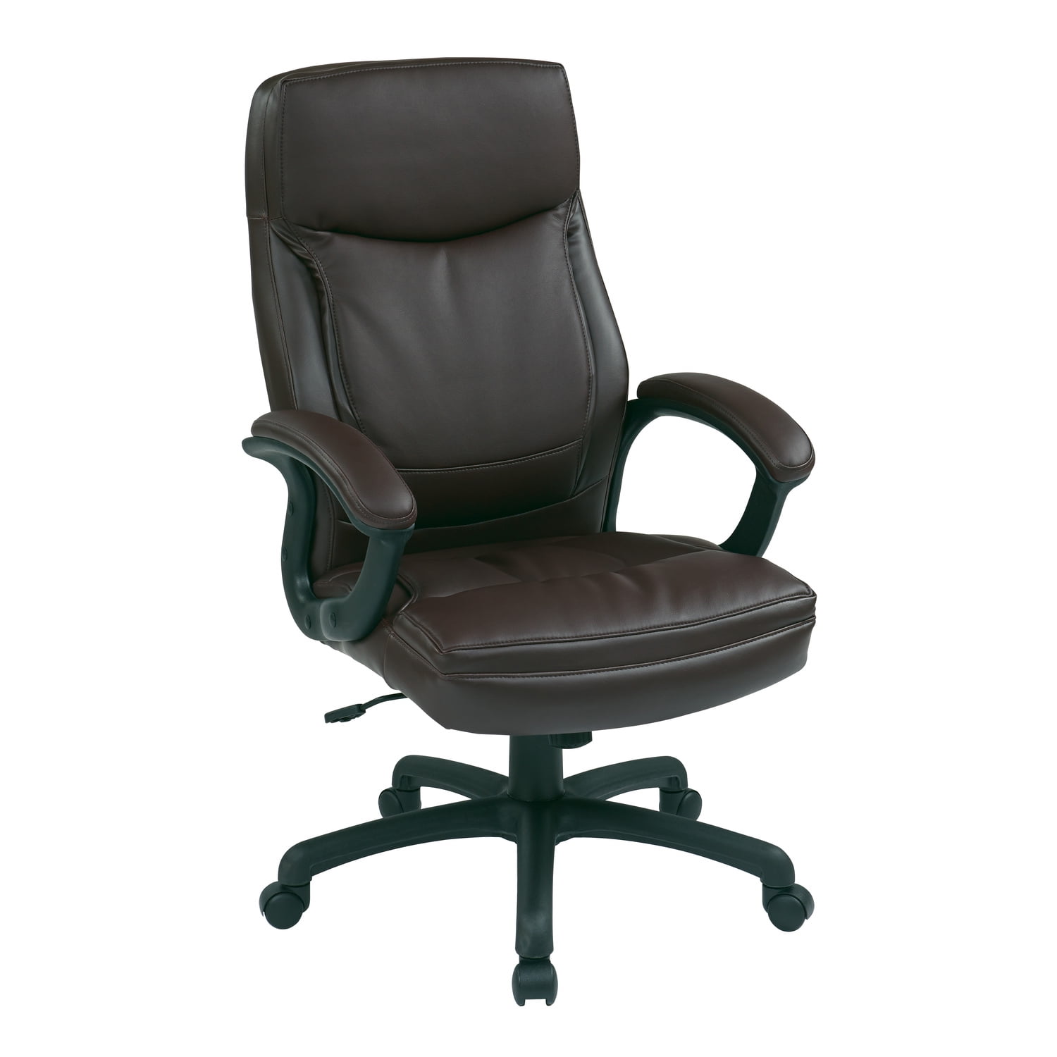 Burgundy High Back Ergonomic Leather Executive Chair