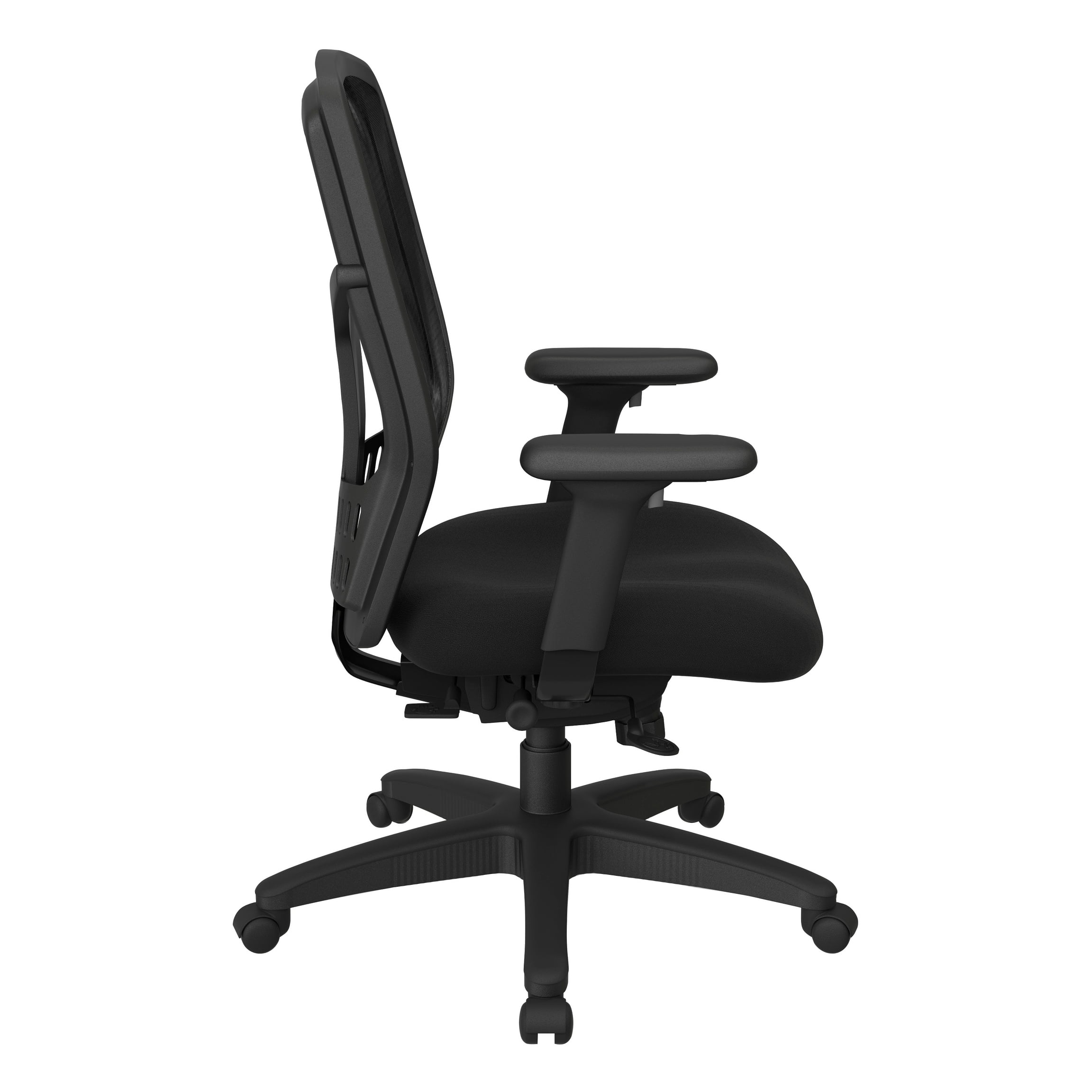 ProGrid High-Back Executive Mesh Office Chair with Adjustable Arms, Black