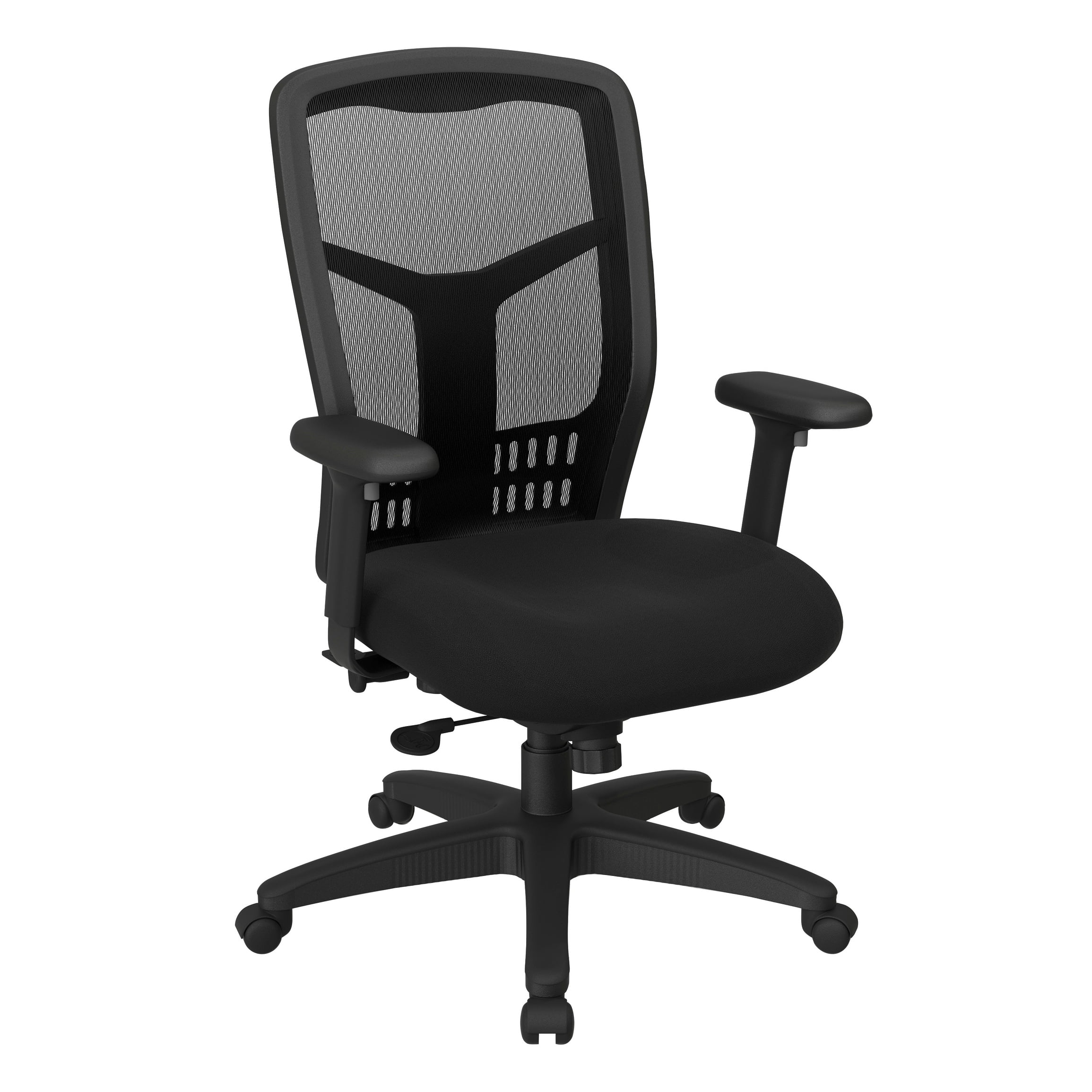 ProGrid High-Back Executive Mesh Office Chair with Adjustable Arms, Black