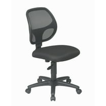 Office Star Products Mesh Screen Back Task Chair with Fabric Seat