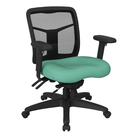 Office Star Products Mid Back Office Chair fun colors jade