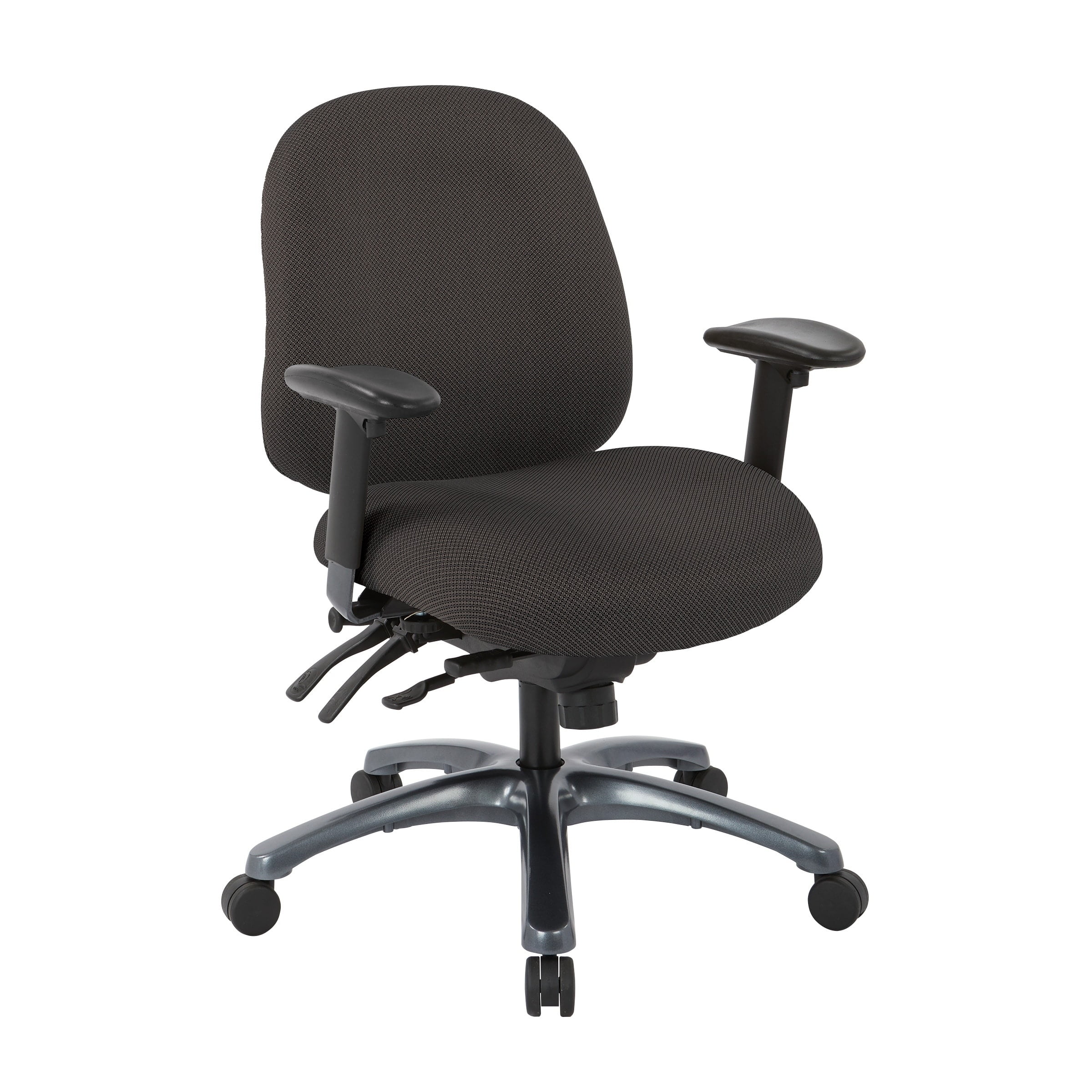 サマーセール◇HarrisTweed Side Shellchair2 Office Star Products Multi-Function Mid-Office Chair with
