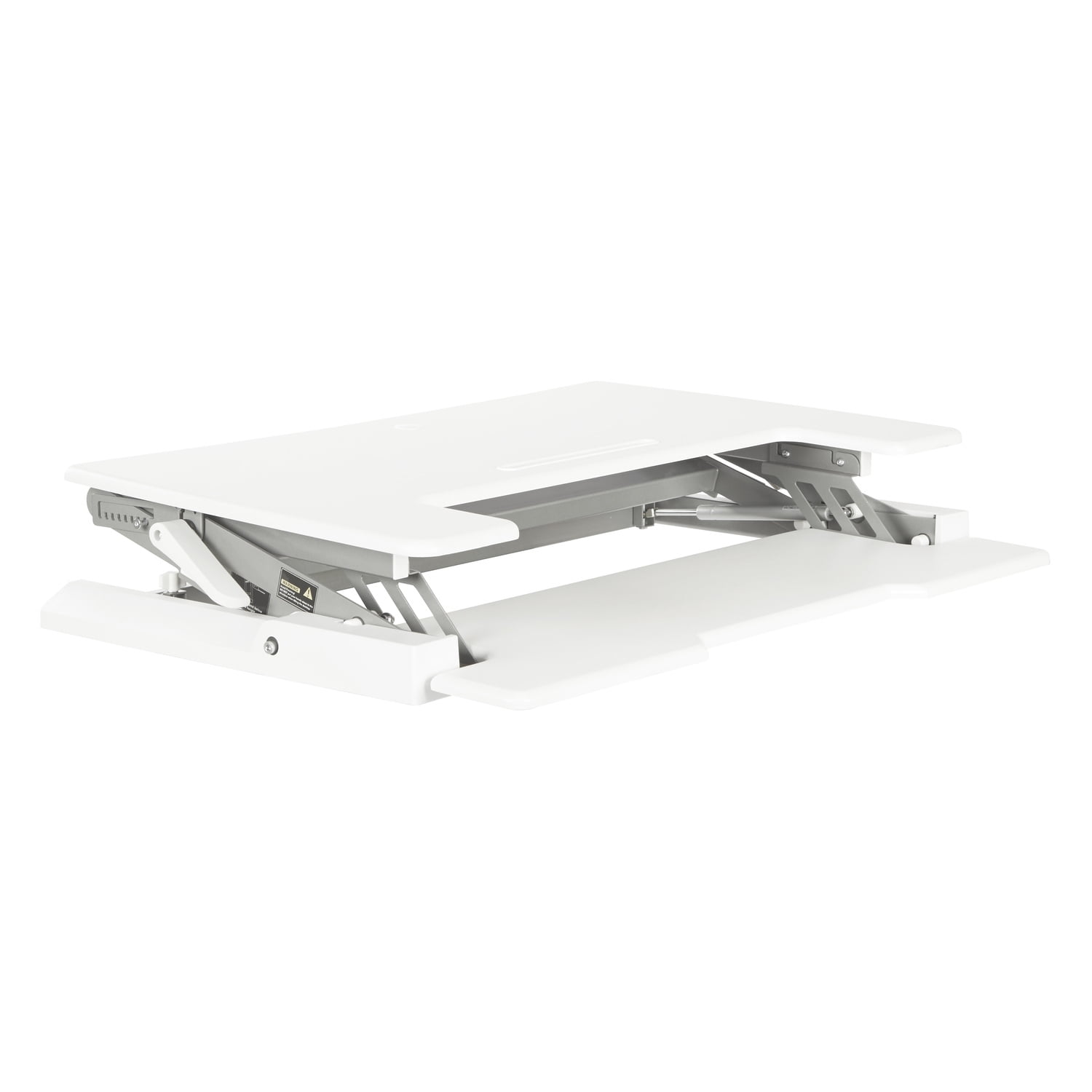 Office Star Products Multiposition Desk Riser in white finish with dual ...