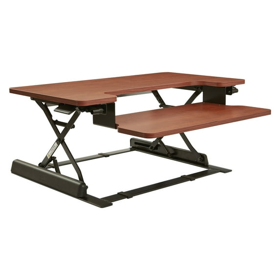 Office Star Products Napa Desk Riser 35W x 29D in Cherry