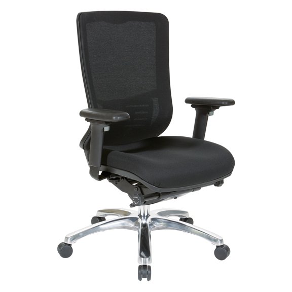 Office Star Products ProGrid High Back Chair in Dillon Blue