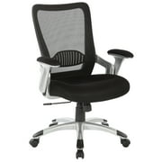Office Star Products Screen Back Chair with Black Mesh Seat