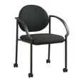thumbnail image 1 of Office Star Products Stack Chairs with Casters, Arms,Padded Seat and Back, 1 of 3