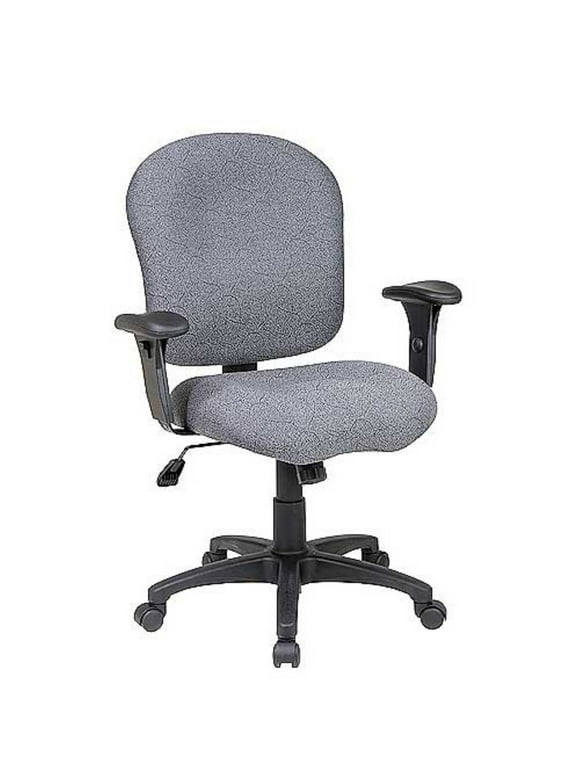 Office Star Products Task Chair with Saddle Seat and Adjustable Soft Padded Arms