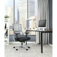 thumbnail image 1 of Office Star Products Vertical Grey Mesh Back Chair with Silver Base and Black Coal FreeFlex Seat, 1 of 5
