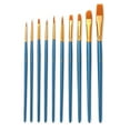 thumbnail image 1 of Office Supplies, Acrylic Paint Brush Set 10Pcs Nylon Hair Brushes For All Purpose Oil, Student Gifts, 1 of 8
