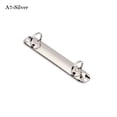 thumbnail image 1 of Office Supplies Colorful DIY Notepad Metal Accessory Ring Binder Loose-leaf File Folder Notebook Binding Hoops Binder Clip A7-SILVER, 1 of 8