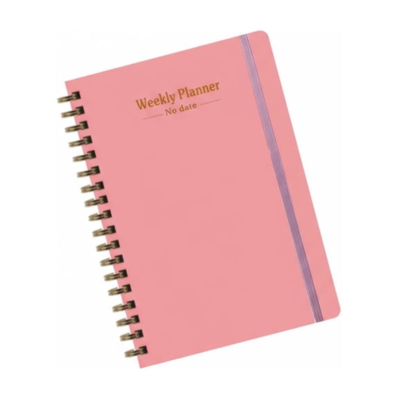 Office Supplies, Desktop Coil Planner Notebook Undated Stock Coil Notebook, Home Gifts