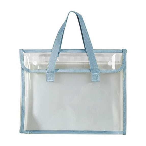 Office Supplies, Document Organizer, Multi-compartment File Bag with Locking Clips and Waterproof Design, Portable Storage for Students, Teachers, Business Professionals