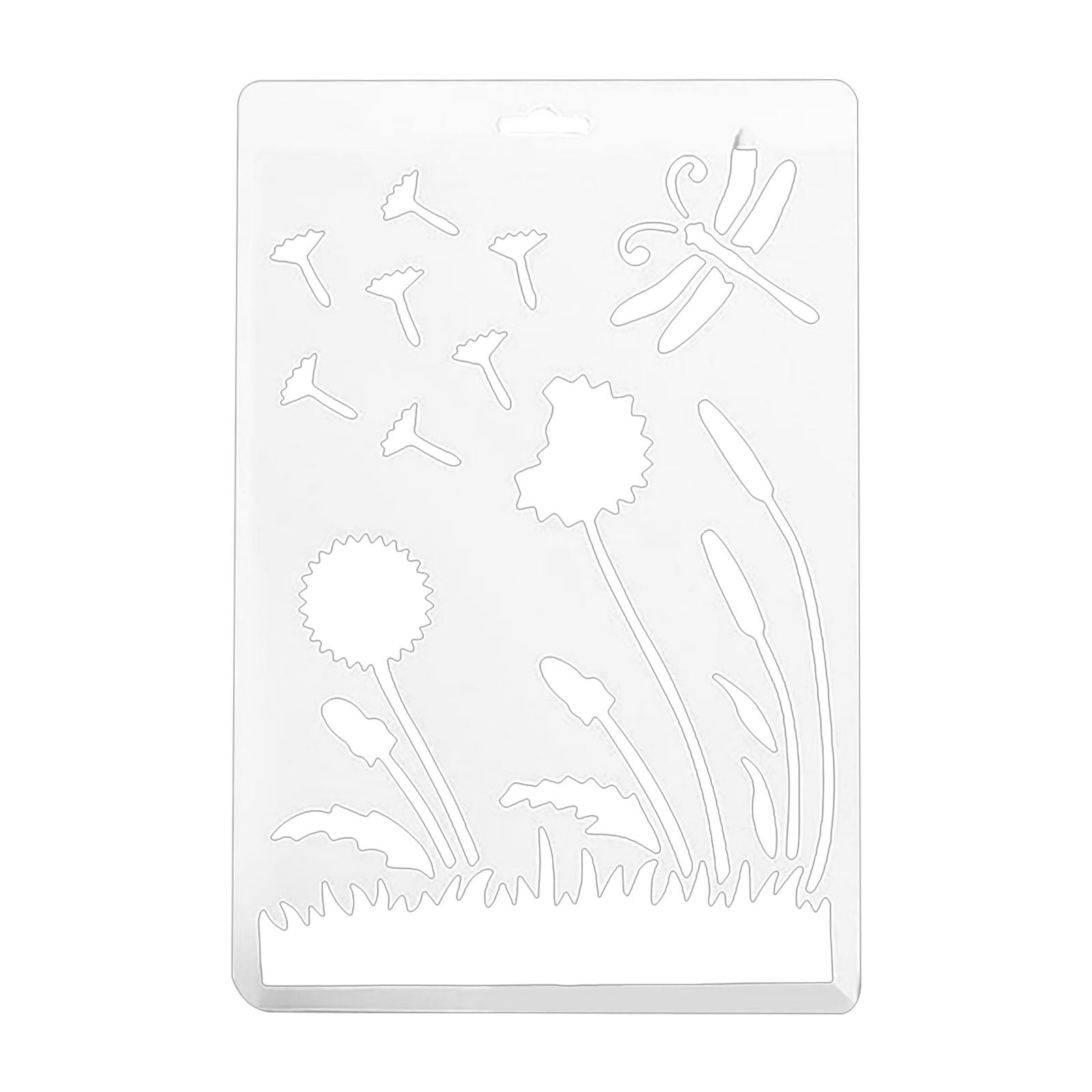 Office Supplies Drawing Template A4 Size Plastic Material Hollow Diy