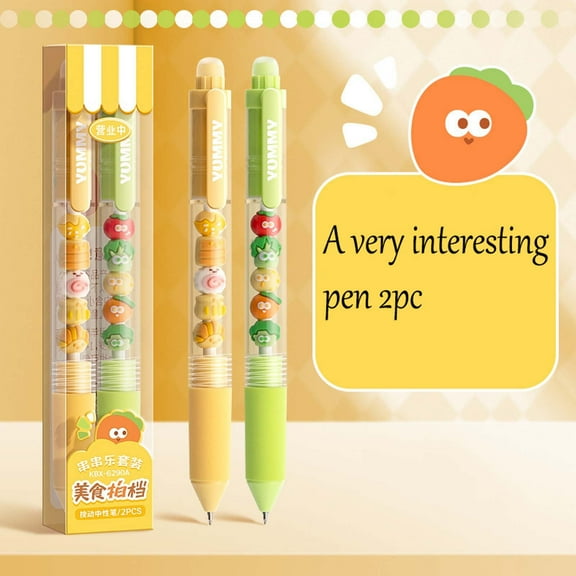 Office Supplies, Erasable Pen Set With 2 Erasable Pens Per Pack 10ml