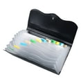 thumbnail image 1 of Office Supplies Expandable Receipt Folder B5 Accordion Folder Document Organizer Case Large Capacity For File Receipt Bills, 1 of 3